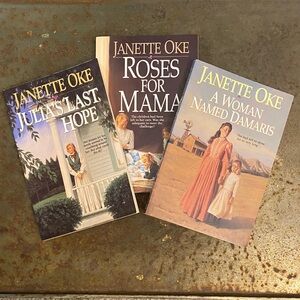Janette Oke Christian Historical Romance Paperback Trio-“Women of the West” VTG